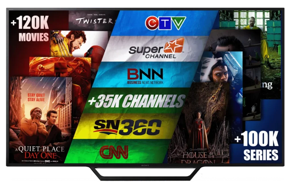 Abonnement IPTV - liste des chaînes IPTV en HD et 4K sur Smart TV