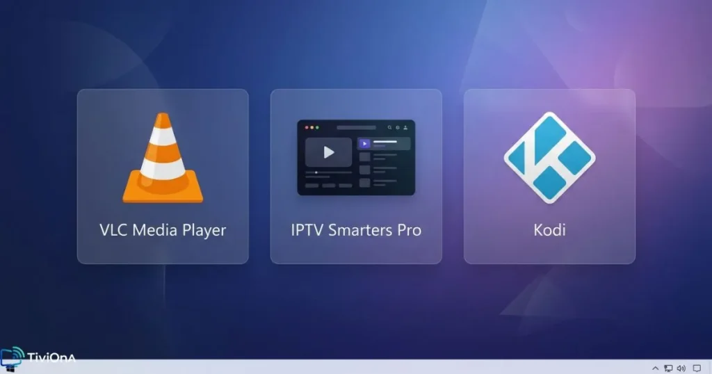 Meilleures applications IPTV pour Windows - comparatif lecteurs PC