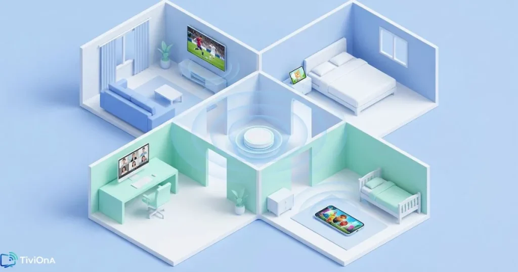 Configuration IPTV plusieurs appareils en simultané sur réseau Wi-Fi domestique
