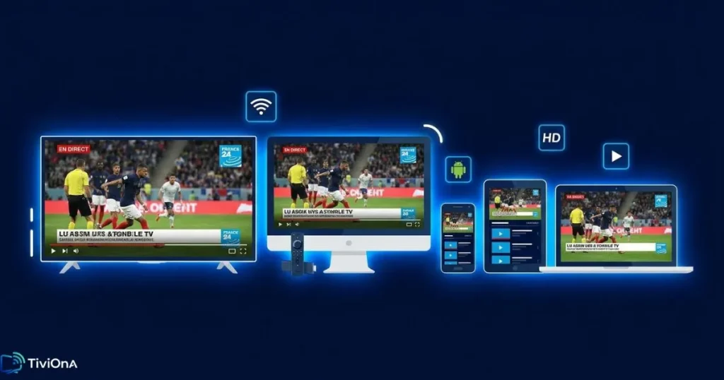 IPTV multi-appareils compatible smart TV smartphone tablette et PC en 2026