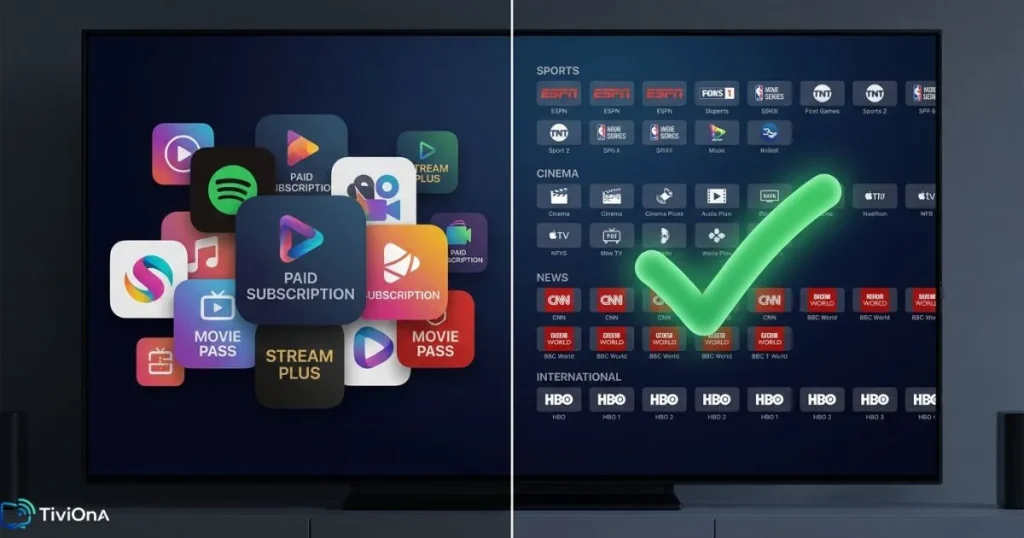 Comparaison des applications IPTV disponibles sur tvOS Apple TV
