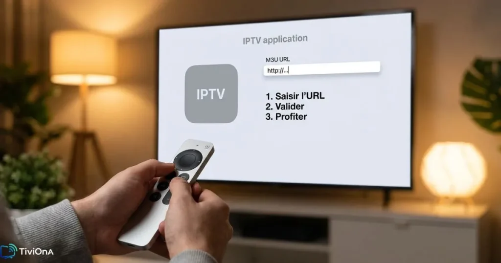 Configurer IPTV sur Apple TV avec une URL M3U dans IPTV Smarters