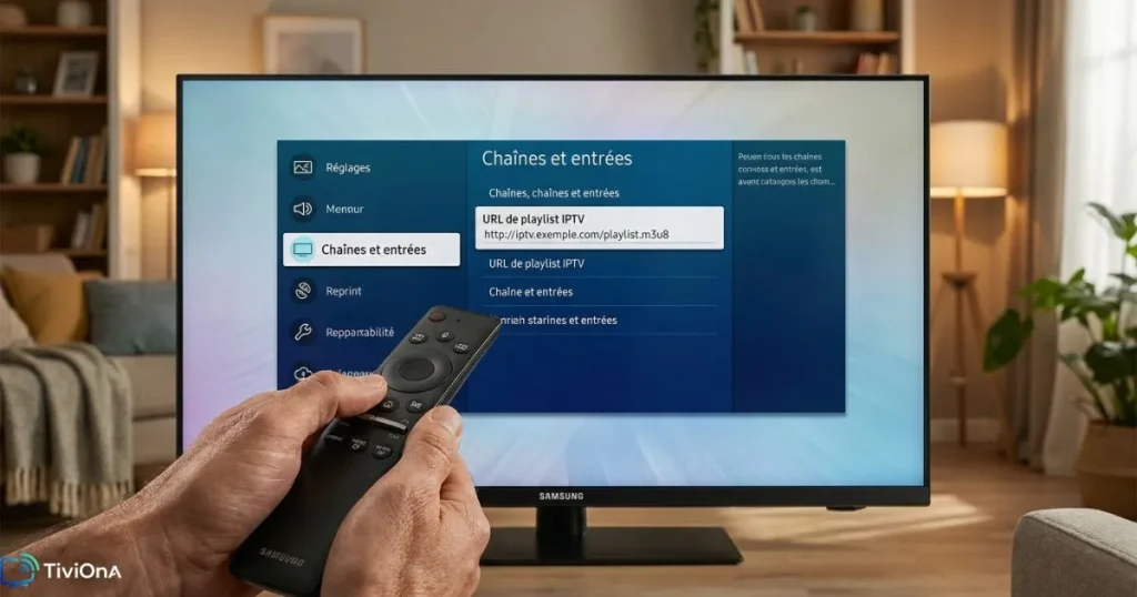 Installer IPTV Samsung - configuration lien M3U sur Smart TV