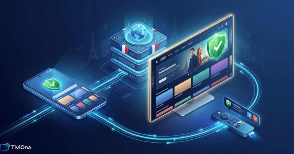Configuration IPTV et VPN sur Smart TV, smartphone et Firestick