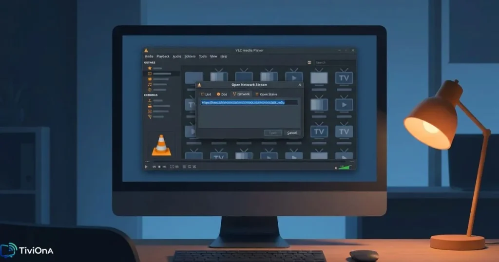Installer IPTV sur PC avec VLC - ouvrir un flux réseau M3U sur Windows