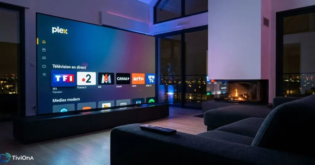 Plex IPTV compatible avec plusieurs appareils - Smart TV, Firestick, smartphone et tablette