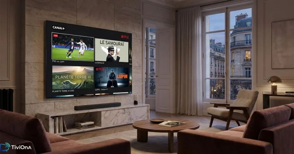 Expérience IPTV UHD avec streaming 4K facile sur télévision connectée