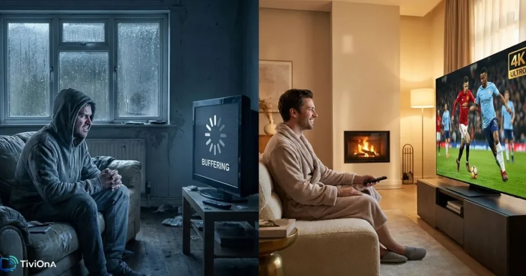 Comparaison IPTV gratuit vs abonnement IPTV premium - qualité et stabilité