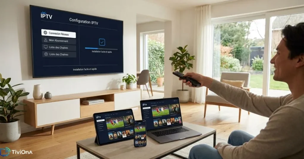 meilleur IPTV France installé facilement sur Smart TV et appareils connectés