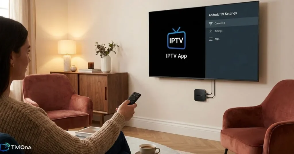 configuration simple d’un abonnement IPTV Android sur une box Android TV streaming