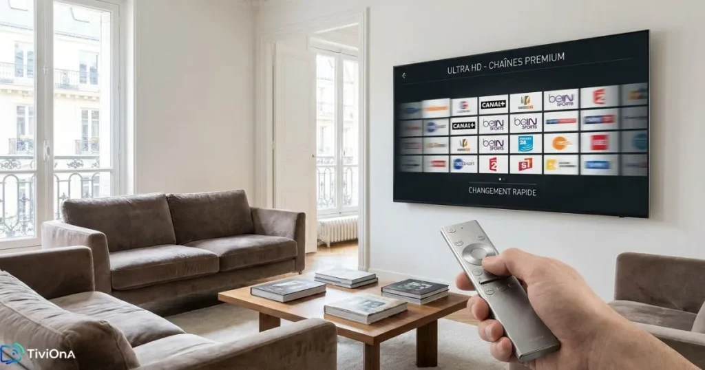 Service IPTV haute qualité avec streaming fluide et stable en 4K