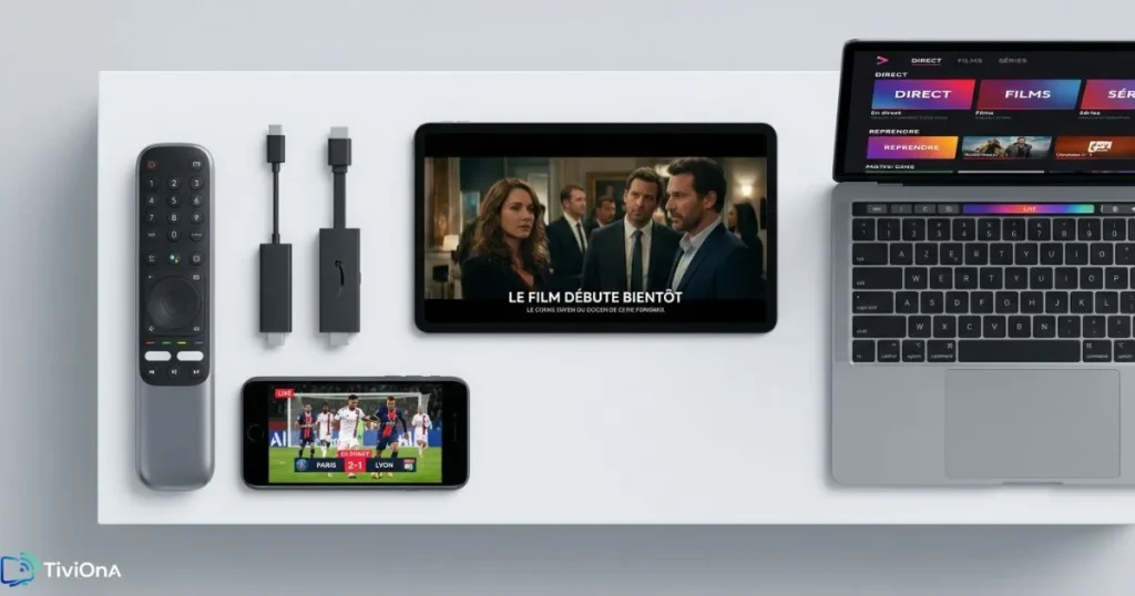 IPTV multi appareils - Smart TV, smartphone, tablette et Firestick connectés