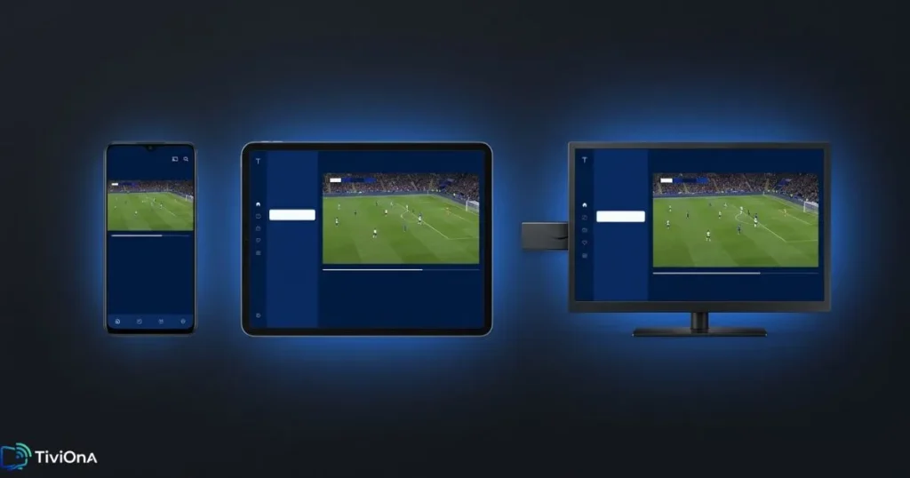 Abonnement IPTV en ligne Tiviona compatible Android, Smart TV et iPhone