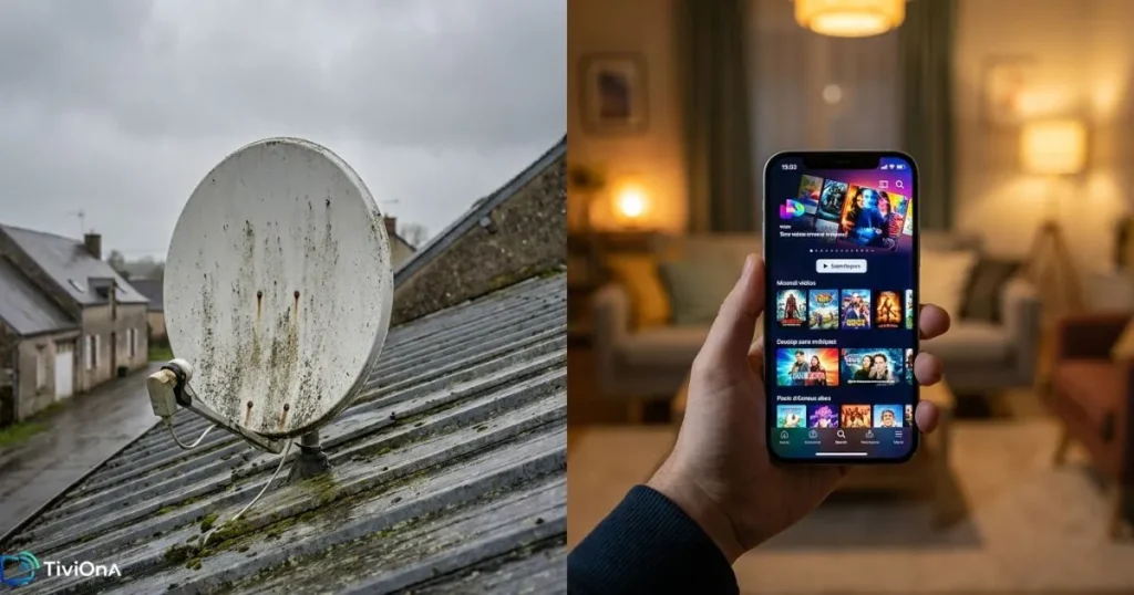 iptv vs satellite - comparaison entre antenne parabolique et streaming moderne