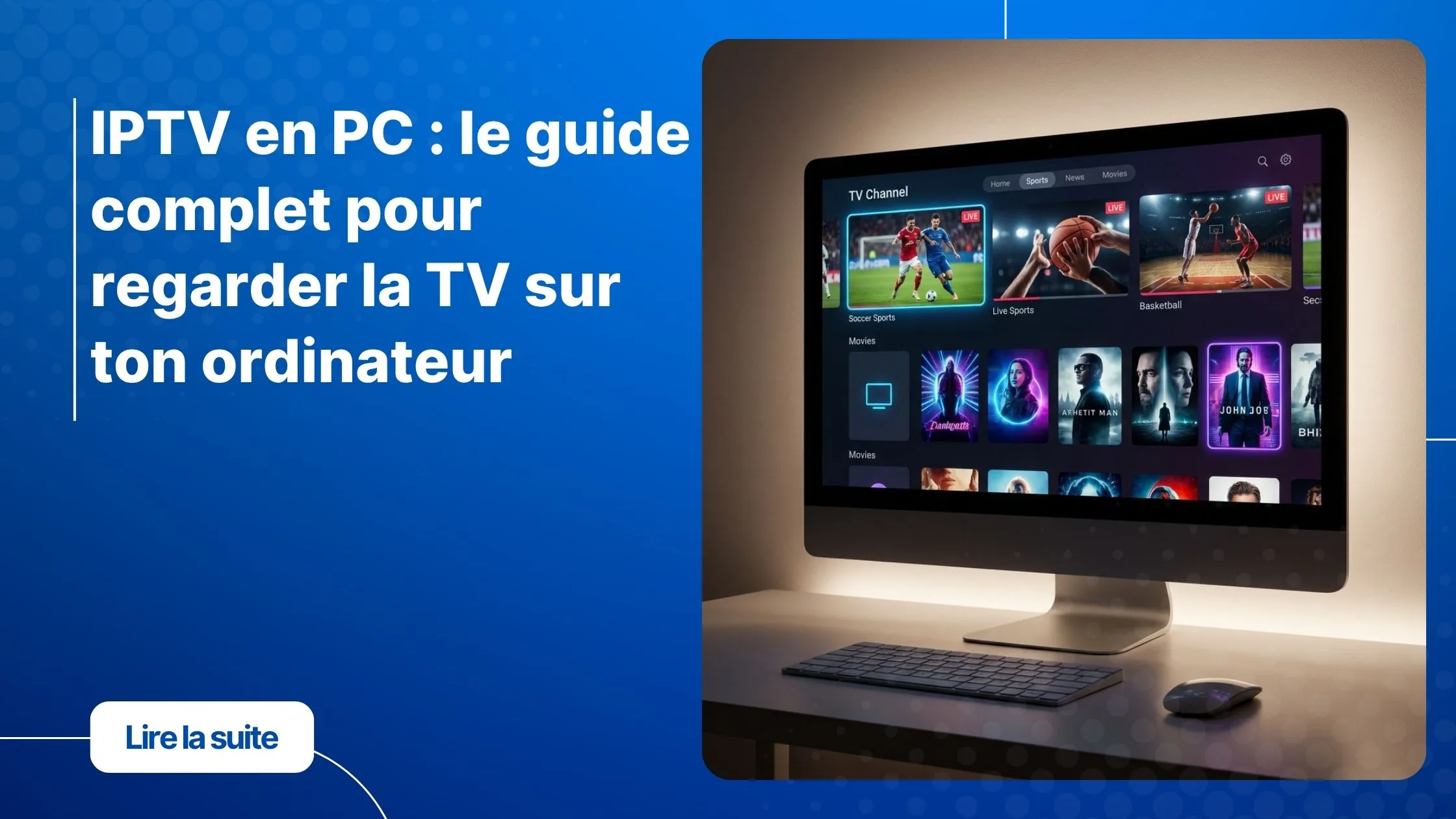 IPTV en PC - regarder la télévision en direct sur un ordinateur Windows