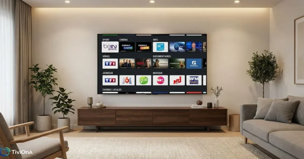 IPTV premium français - diffusion de chaînes françaises en HD et 4K