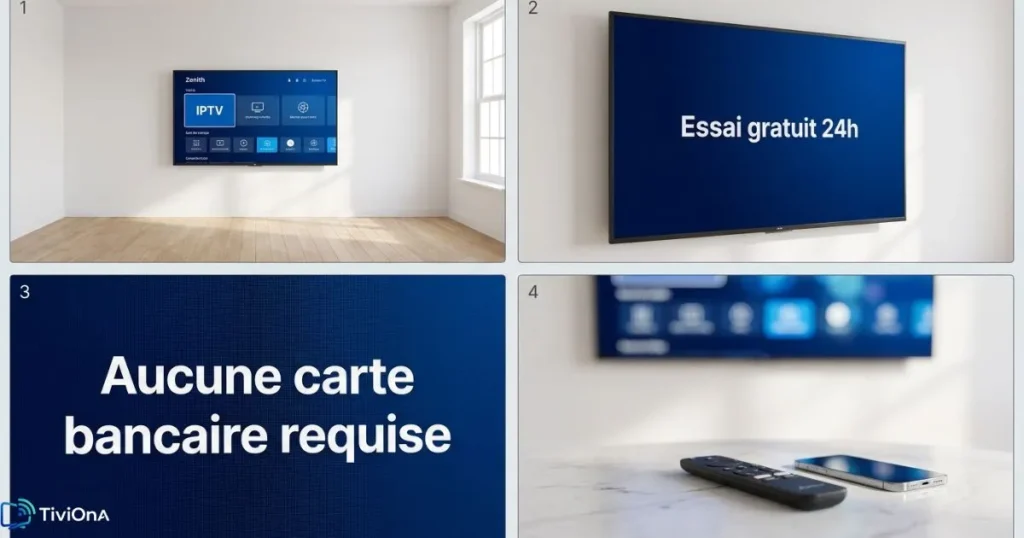 Essai IPTV gratuit 24h sur Smart TV sans engagement