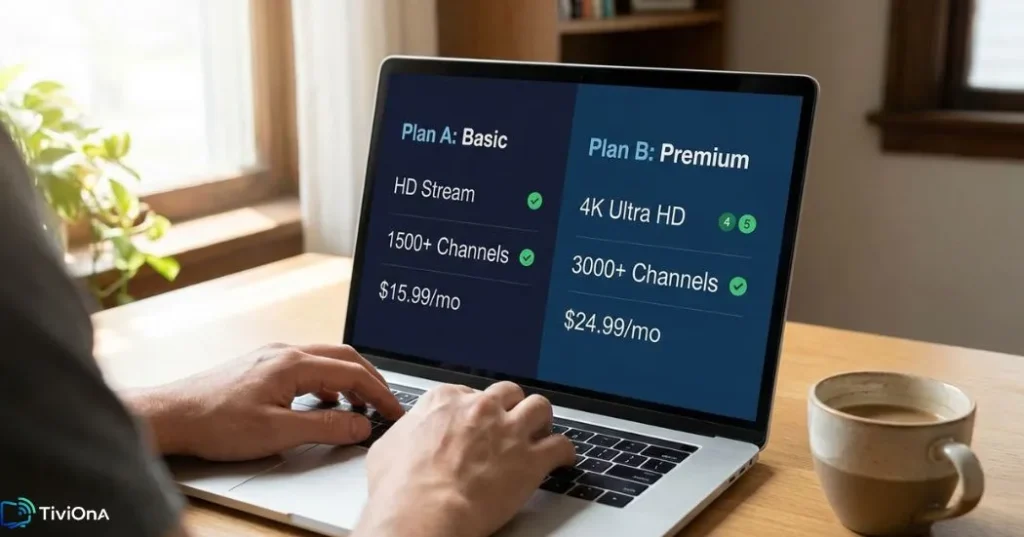 Choisir le meilleur fournisseur IPTV - critères de qualité et stabilité du service