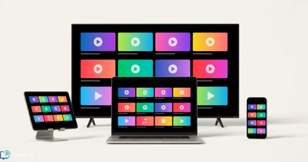 IPTV multi-appareils compatible Smart TV, smartphone, tablette et ordinateur