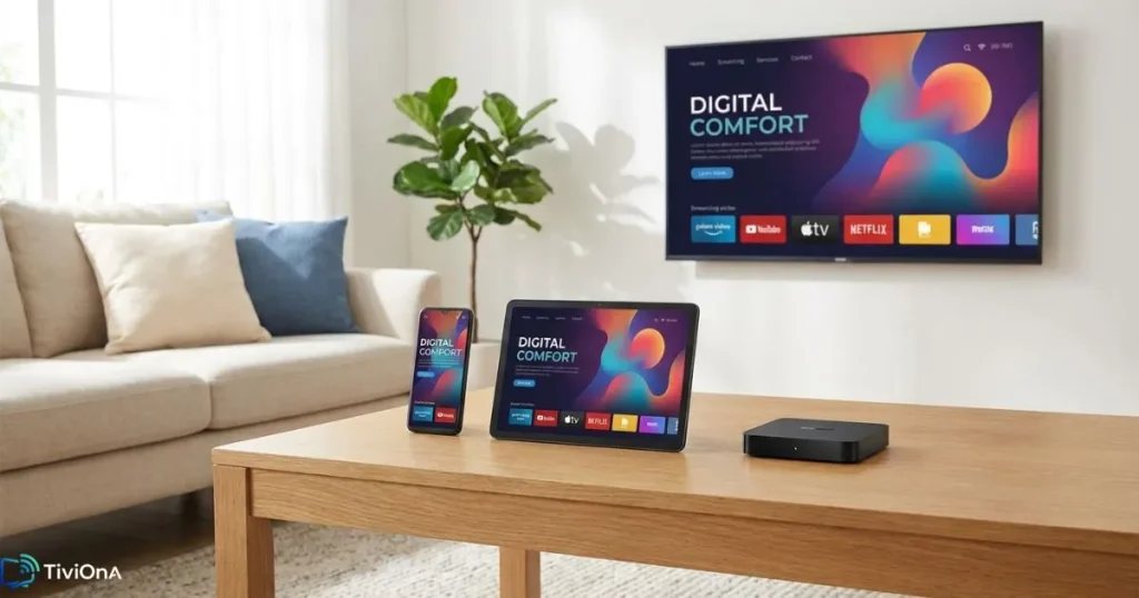 Abonnement IPTV premium compatible avec Smart TV, smartphone et tablette