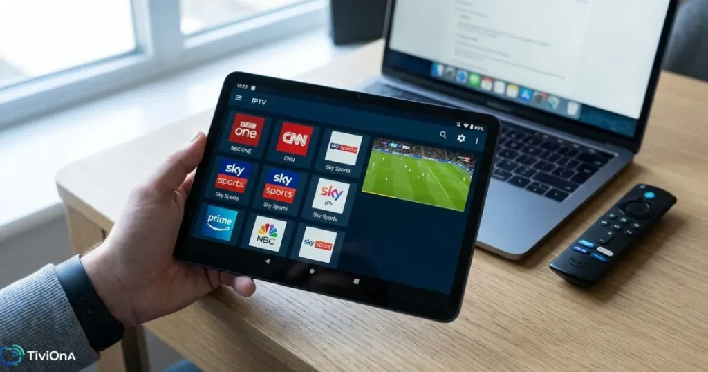 Test IPTV gratuit sur application mobile et tablette