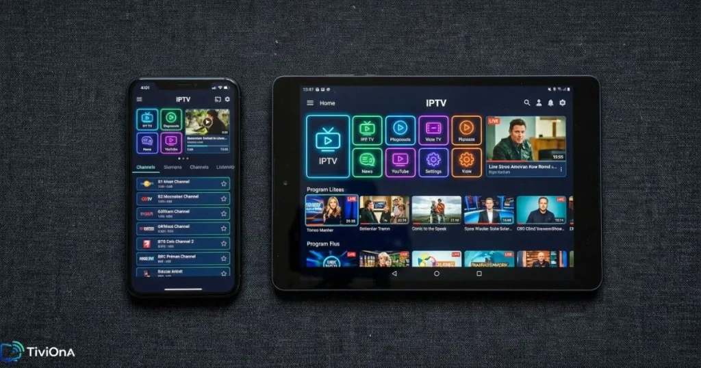 meilleures applications IPTV 2026 sur smartphone Android et tablette