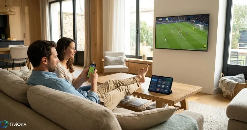 IPTV multi-écrans compatible Smart TV smartphone et tablette en simultané