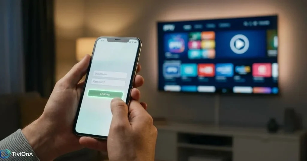 configuration abonnement IPTV premium sur Smart TV et téléphone