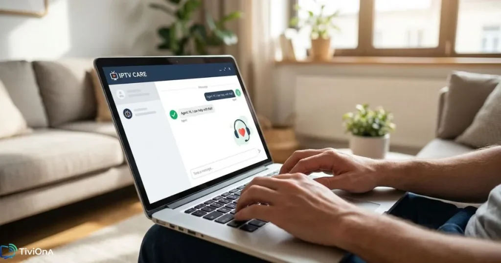 dépannage IPTV avec assistance client pour résoudre une erreur IPTV