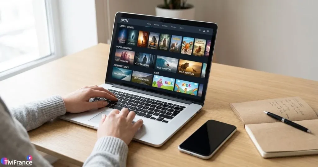 Comprendre le fonctionnement d'un code IPTV sur ordinateur portable