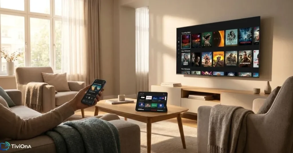 IPTV multi-appareils avec euro iptv sur TV, tablette et smartphone