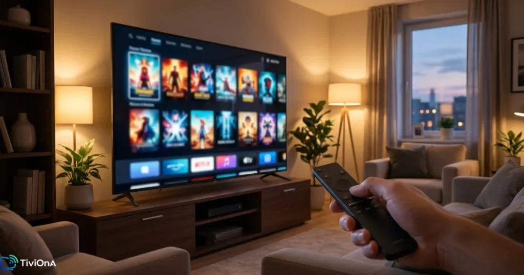 IPTV VOD sur Smart TV pour choisir facilement ses films