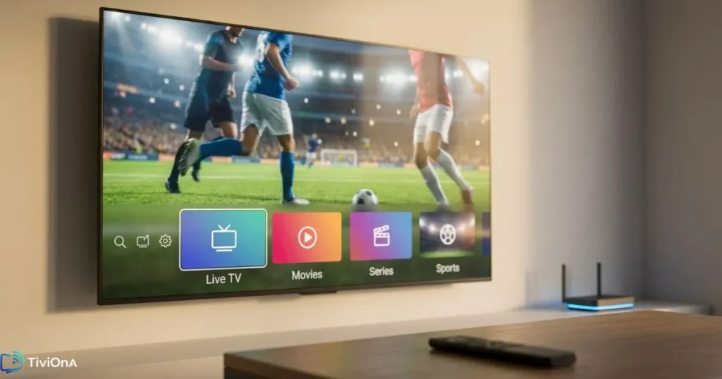 Qualité IPTV HD et IPTV 4K sur un téléviseur moderne