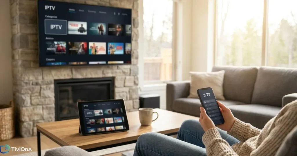 IPTV multi-appareils sur Smart TV, tablette et smartphone
