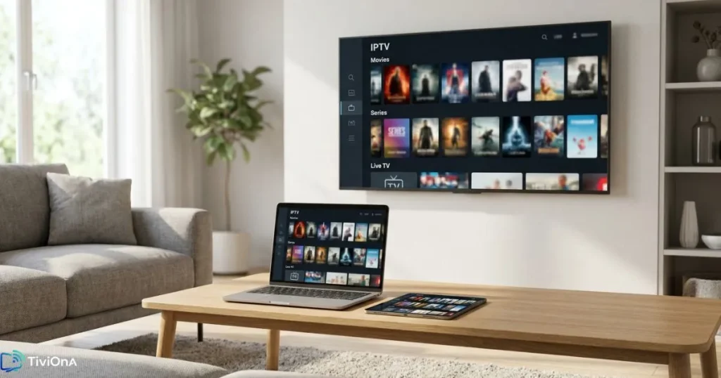 Abonnement IPTV fiable compatible avec Smart TV, tablette et ordinateur