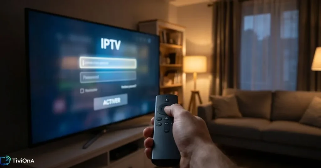 activer une clé IPTV sur Smart TV avec une application IPTV compatible.