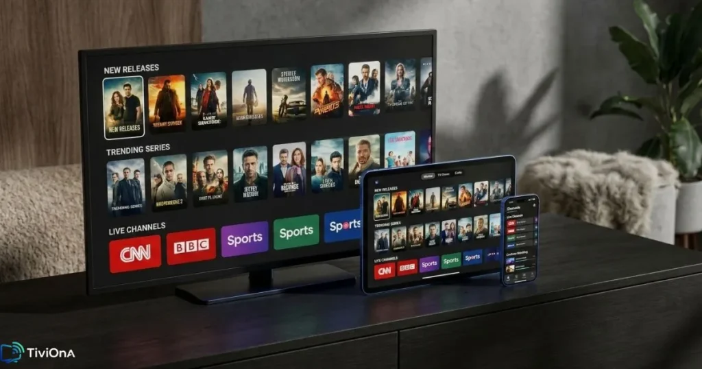 Abonnement IPTV compatible multi-appareils - smartphone tablette et télévision connectée