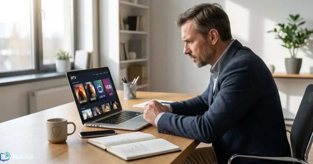 Sécurité IPTV et vérification d’un service de streaming sur ordinateur