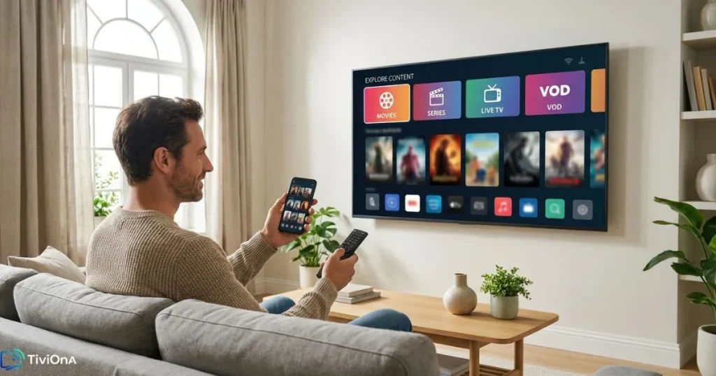 Test d’un service IPTV France sur Smart TV et smartphone avant abonnement