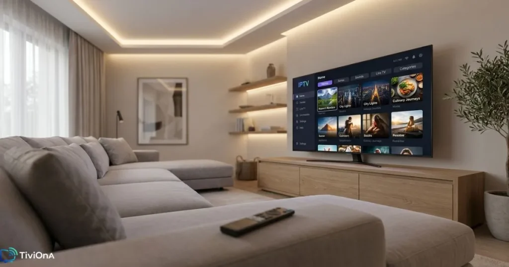 Interface IPTV fiable sur Smart TV : abonnement sécurisé et playlist M3U de qualité