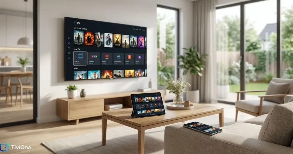 IPTV multi-appareils sur Smart TV, tablette et smartphone