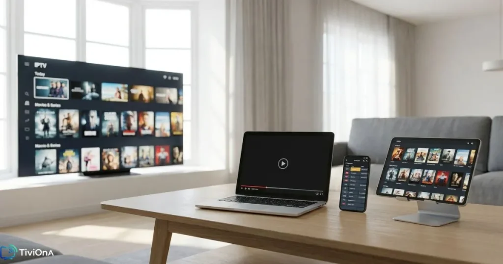 Streaming IPTV en haute définition sur plusieurs appareils connectés