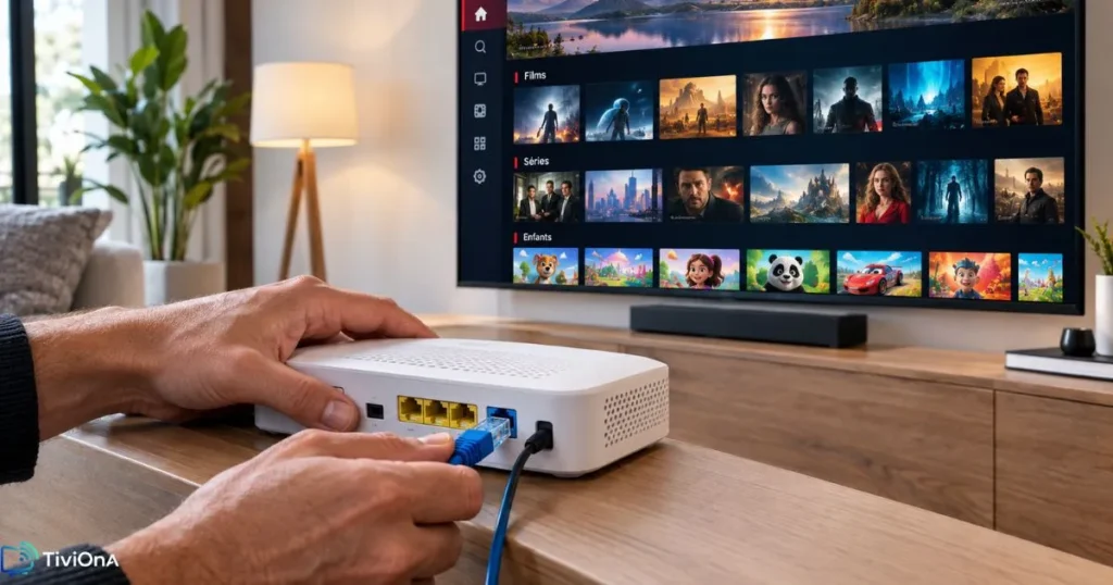 Connexion Ethernet pour une stabilité IPTV optimale